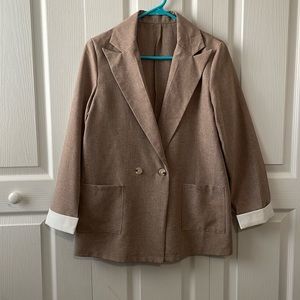 SHEIN new blazer. Cuffed sleeves.